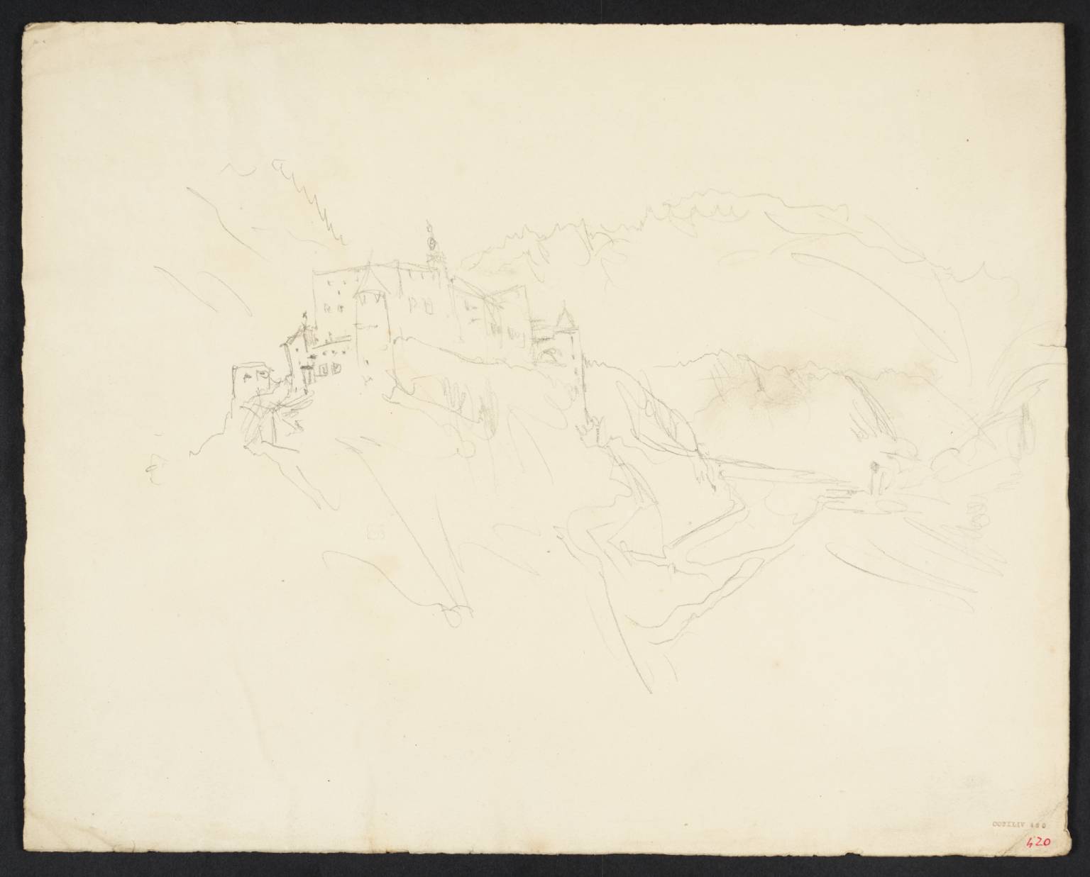 Mountain Pass, with Castle