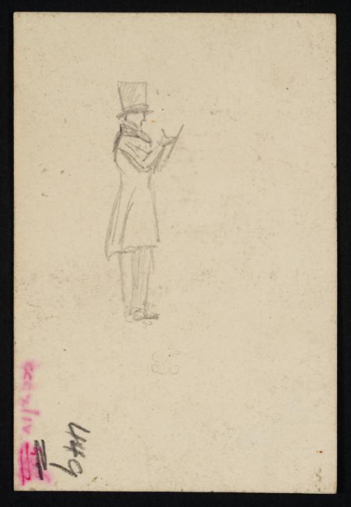 Joseph Mallord William Turner, ‘Gentleman Sketching’ c.1830-41