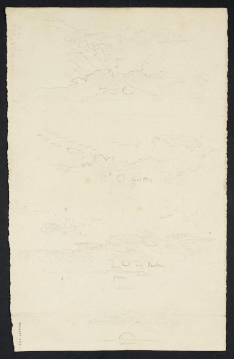 Joseph Mallord William Turner, ‘Low Sun over the Sea’ c.1830-41