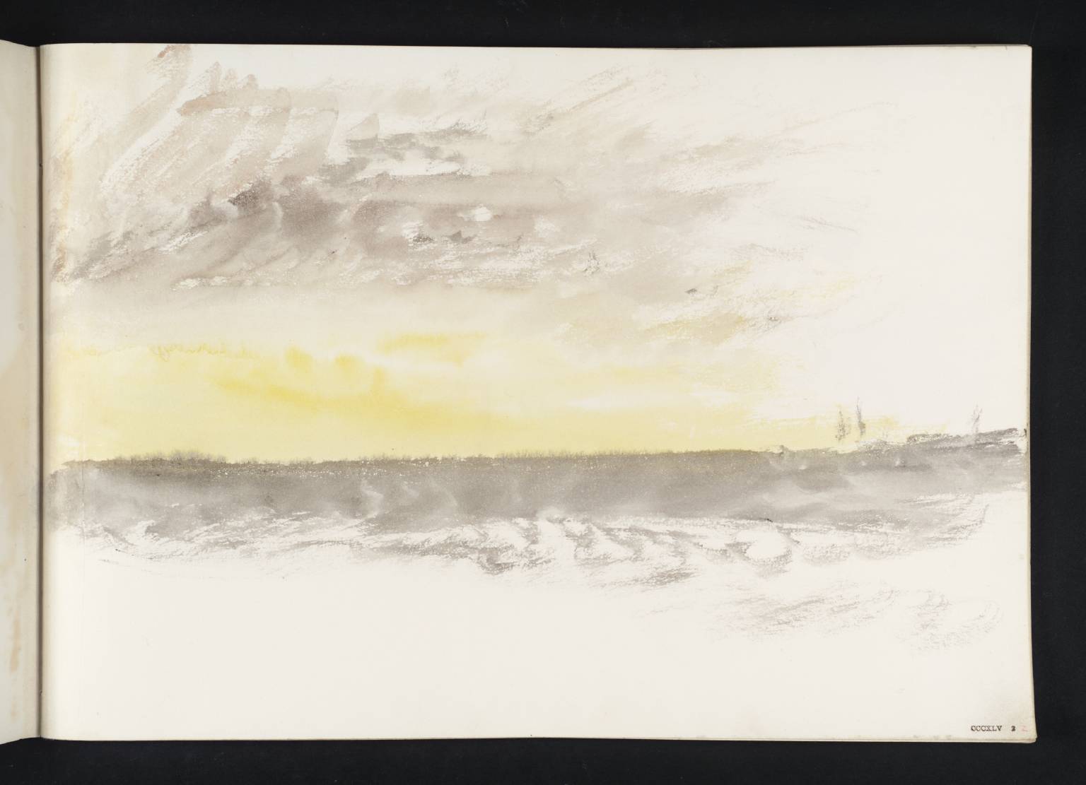 Yellow Sky over a Grey Sea