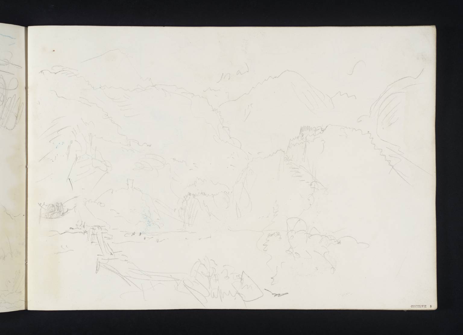 Lake, with Mountains