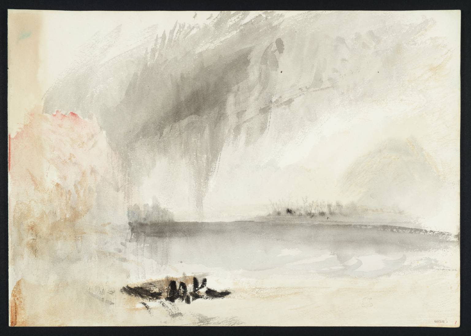 Storm over a River or Lake
