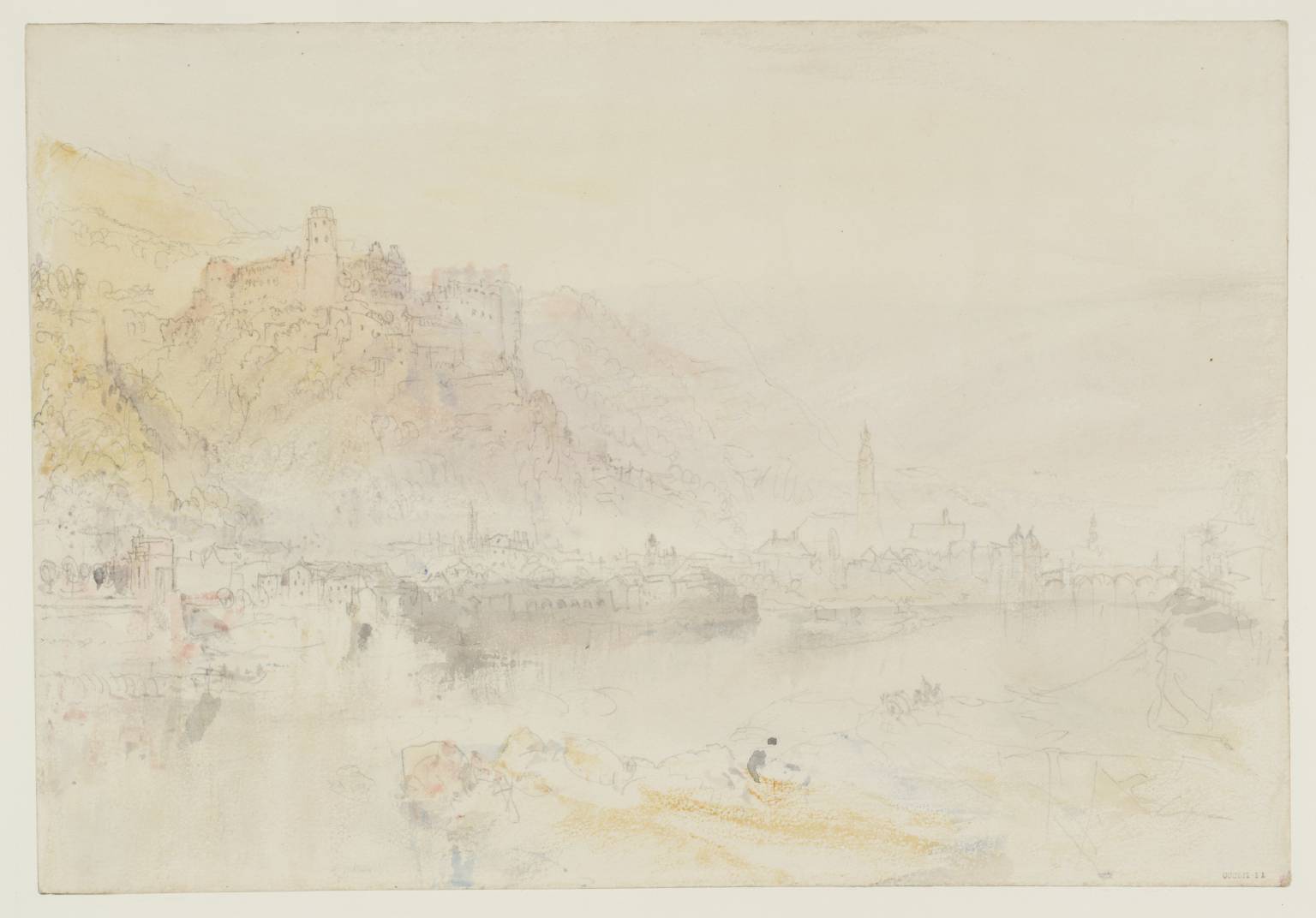 Heidelberg from the Hirschgasse