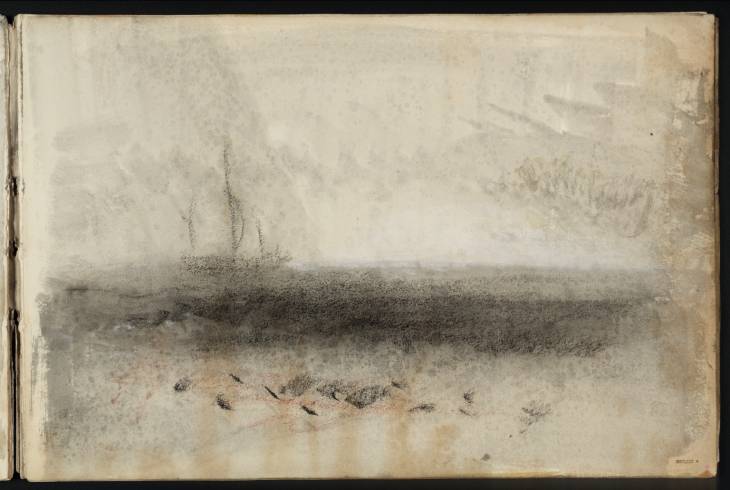 Joseph Mallord William Turner, ‘A Vessel at Sea’ c.1845