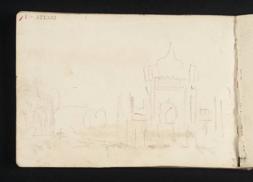 Joseph Mallord William Turner, ‘Brighton Pavilion: The North Gate’ 1845