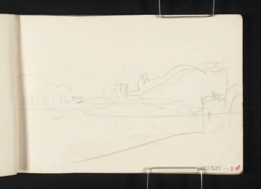 Joseph Mallord William Turner, ‘?Lewes from the River Ouse’ 1845