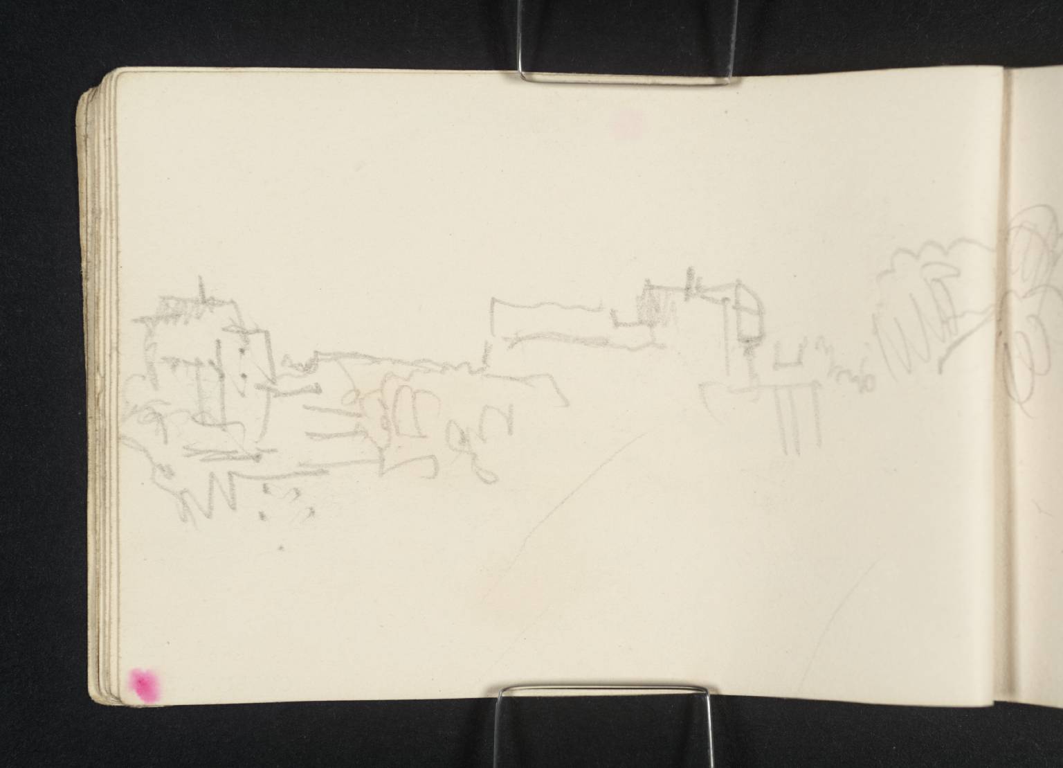 View of Town; Also Some Figures