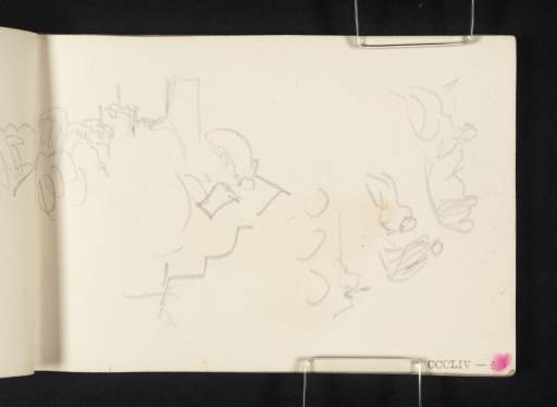 Joseph Mallord William Turner, ‘Lewes Castle; Reclining Figures’ 1845
