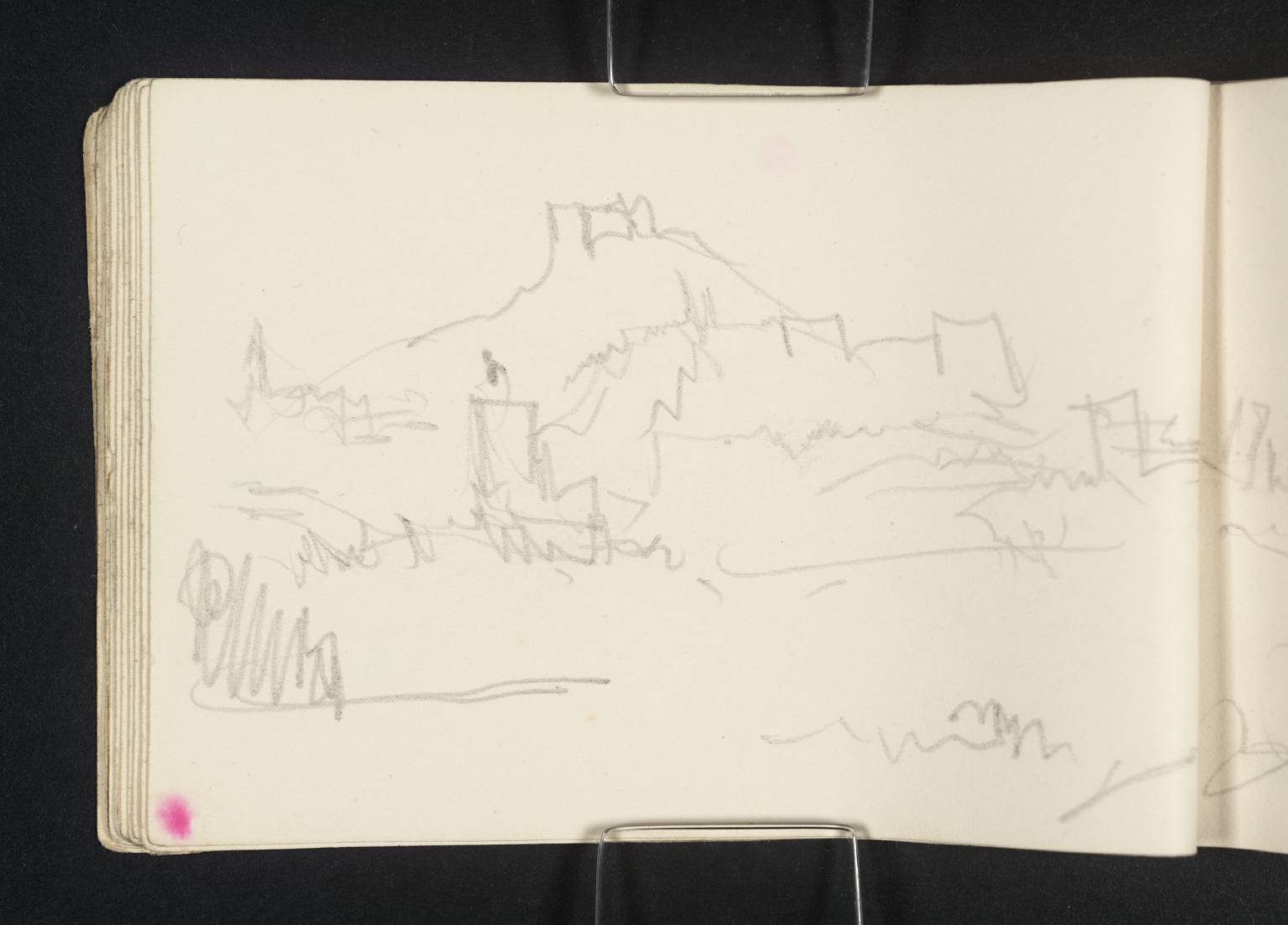 Town, with Castle on Hill