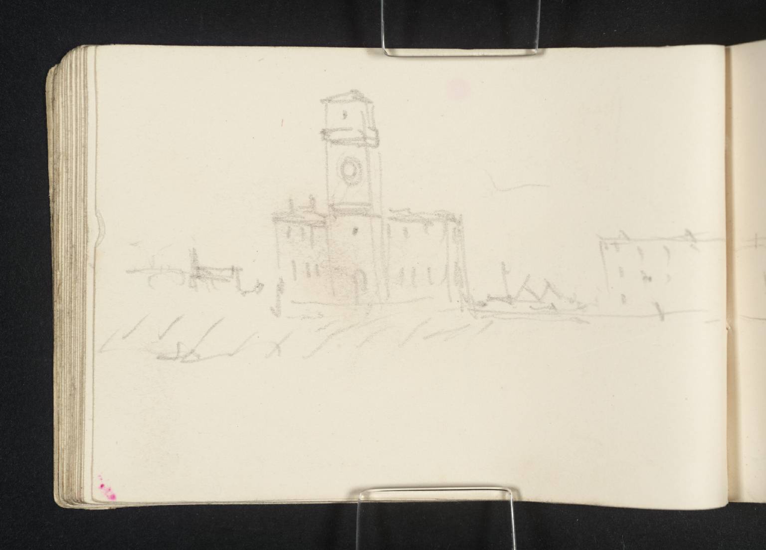 Harbour, with Castle on Hill Above