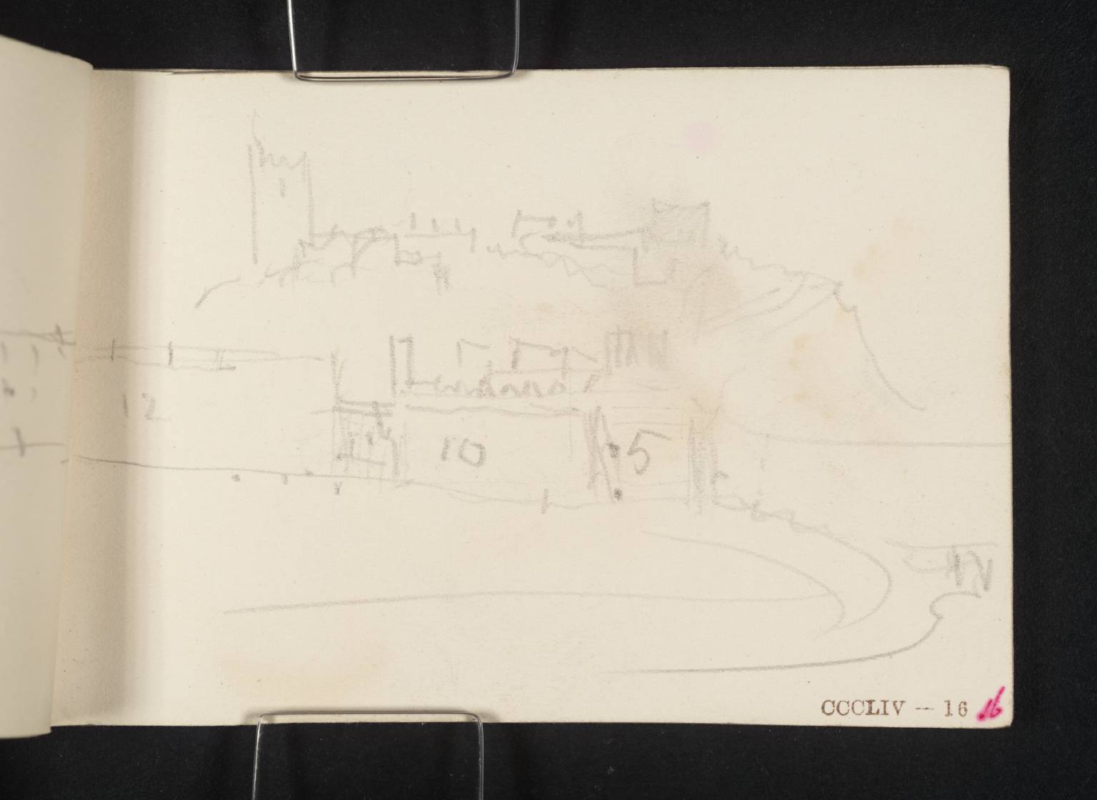 Harbour, with Castle on Hill Above
