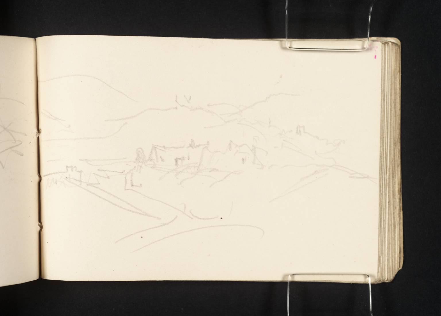 View, with House and Hills