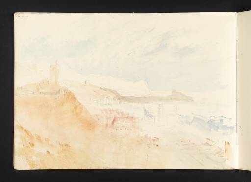 Joseph Mallord William Turner, ‘Folkestone, with the Church of St Mary and St Eanswythe and a Martello Tower in the Distance’ 1845