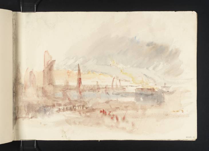 Joseph Mallord William Turner, ‘Boats in Folkestone Harbour’ 1845