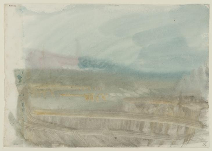 Joseph Mallord William Turner, ‘A Coastal View ?in Northern France’ 1845