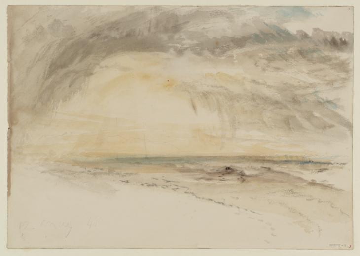 Joseph Mallord William Turner, ‘Two Boats at Sea, ?near Wimereux’ 1845