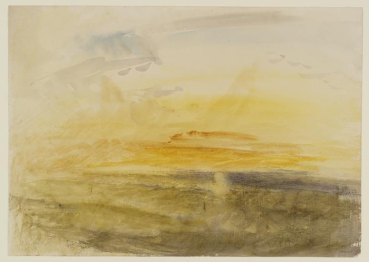 Joseph Mallord William Turner, ‘The Sun Reflected on the Sea ?near Boulogne’ 1845