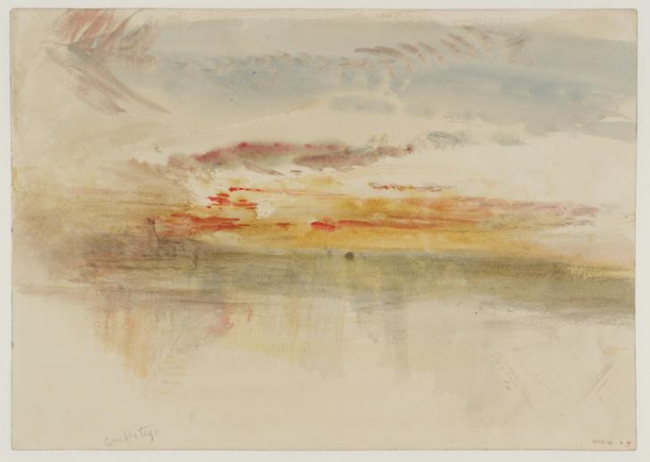 Joseph Mallord William Turner, ‘The Tour de Croy at Wimereuex Sketched from Ambleteuse’ 1845