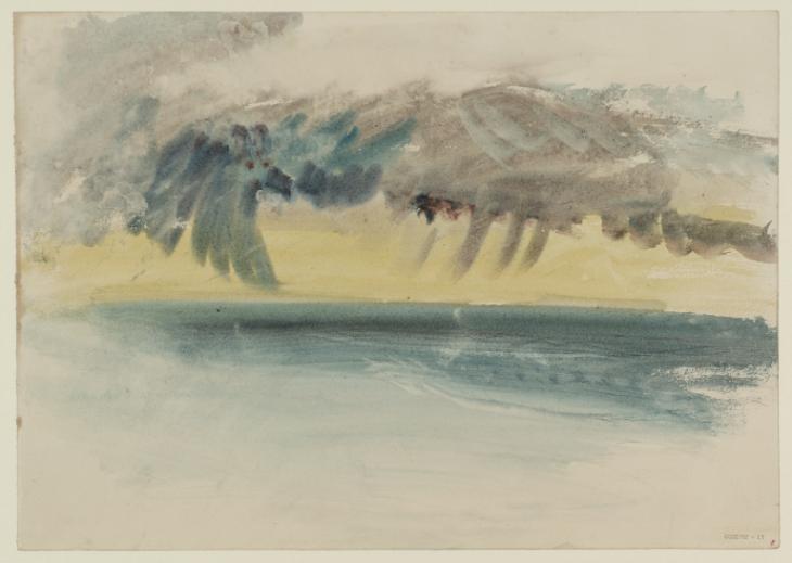 Joseph Mallord William Turner, ‘Rain Falling over the Sea ?near Boulogne’ 1845