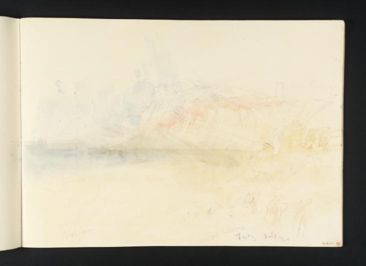 Joseph Mallord William Turner, ‘Cliffs ?near Boulogne’ 1845