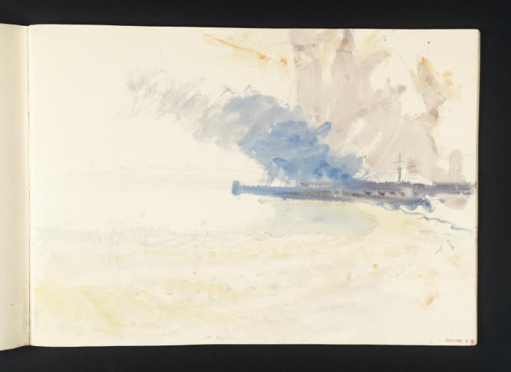 Joseph Mallord William Turner, ‘A Jetty and Large Ship ?near Boulogne’ 1845