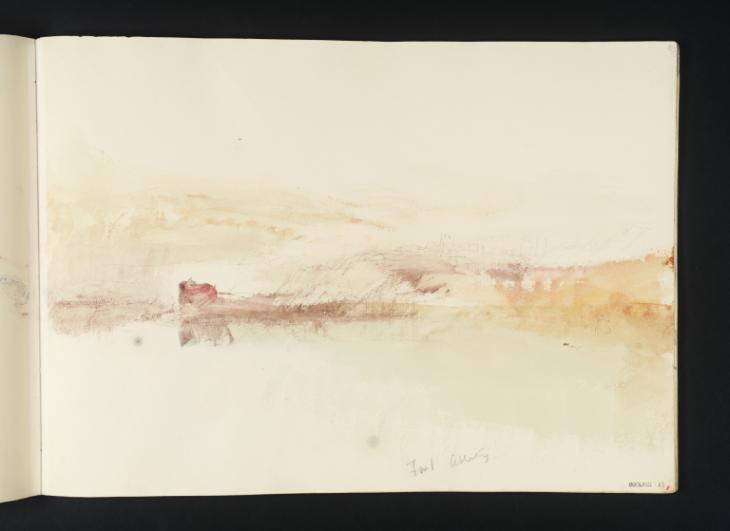 Joseph Mallord William Turner, ‘Ambleteuse Fort from the South’ 1845