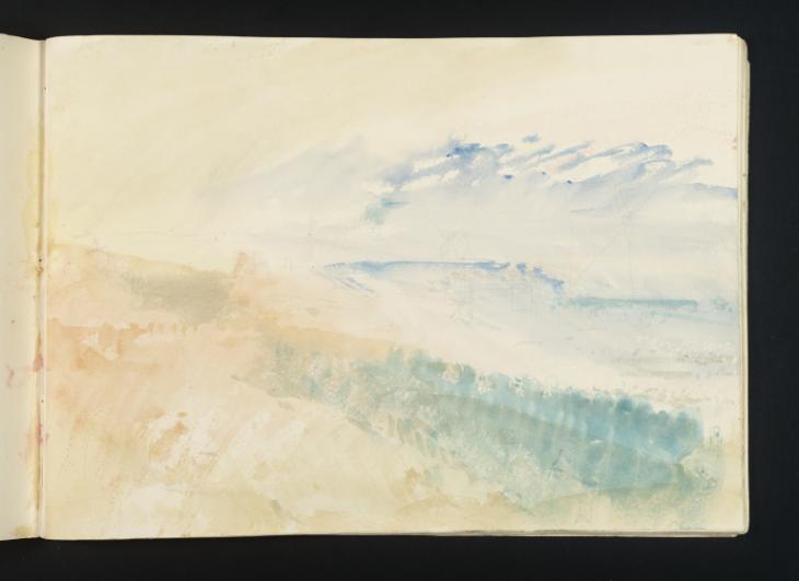 Joseph Mallord William Turner, ‘Two Windmills by the Sea, ?near Boulogne’ 1845