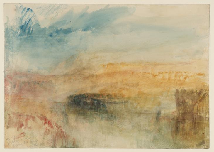 Joseph Mallord William Turner, ‘A Wooded Bank ?in Upper Normandy’ 1845