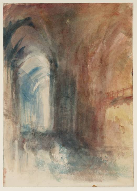 Joseph Mallord William Turner, ‘Inside the Church of Notre-Dame and St-Laurent at Eu’ 1845