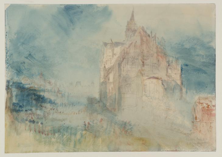 Joseph Mallord William Turner, ‘The Collegiate Church of Notre-Dame and St-Laurent at Eu’ 1845