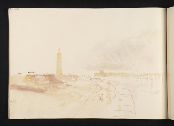 Joseph Mallord William Turner, ‘The Lighthouse at Dieppe Harbour’ 1845