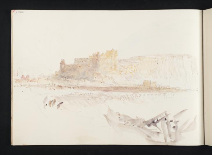Joseph Mallord William Turner, ‘Dieppe Castle from the Beach’ 1845
