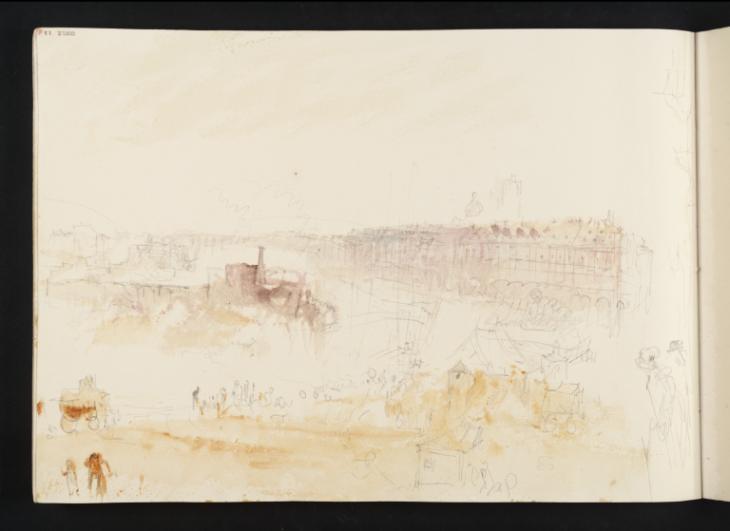 Joseph Mallord William Turner, ‘The Church of St-Jacques and Dieppe Harbour’ 1845