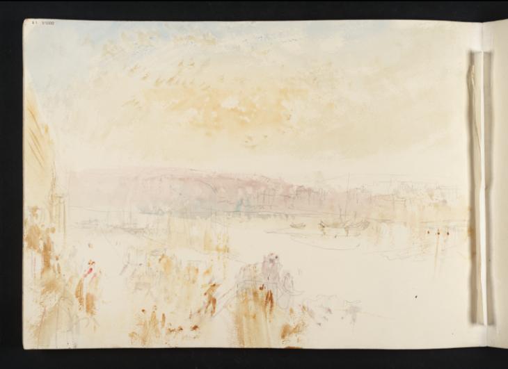 Joseph Mallord William Turner, ‘A Quayside ?at Dieppe’ 1845