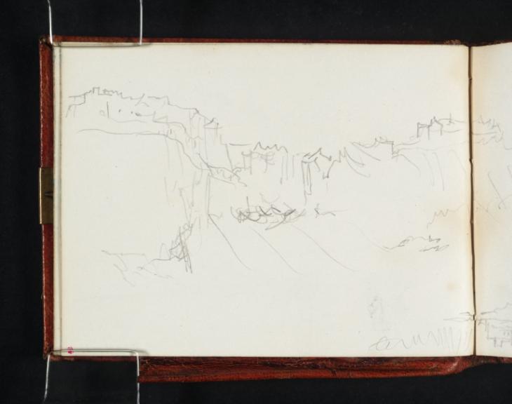 Joseph Mallord William Turner, ‘Houses on a Channel Cliff’ 1845