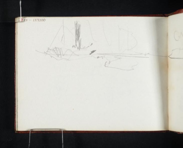 Joseph Mallord William Turner, ‘Sailing Boats off Channel Cliffs’ 1845