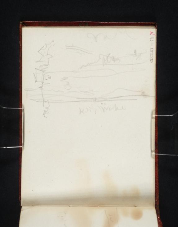 Joseph Mallord William Turner, ‘?Kittiwakes on a Channel Beach; the Château de Dieppe’ 1845