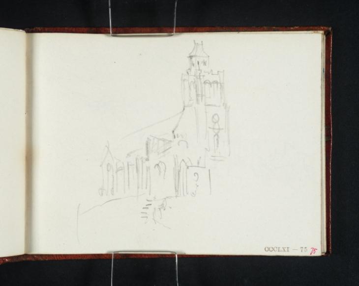 Joseph Mallord William Turner, ‘The Church of St Jacques, Le Tréport’ 1845