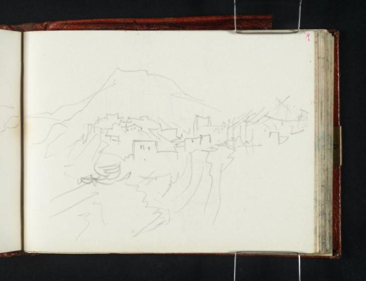Joseph Mallord William Turner, ‘A Village below a Hill on a Channel Coast’ 1845
