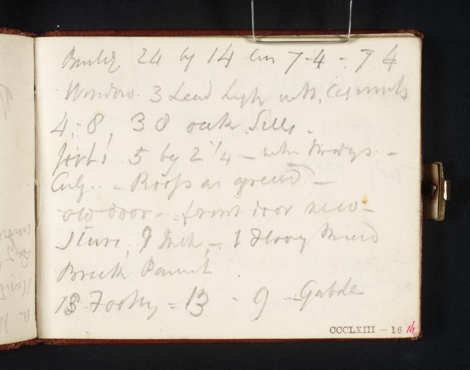 [inscriptions by Turner]