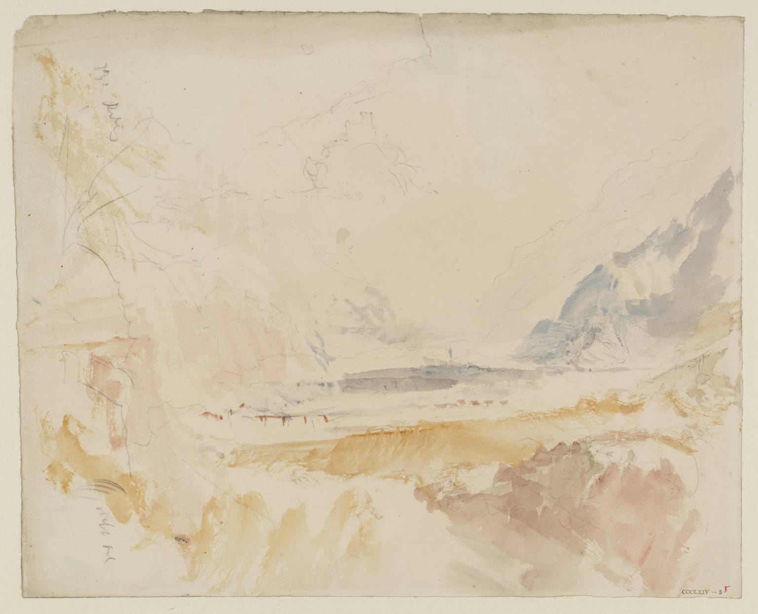 ?Lake, with Mountains