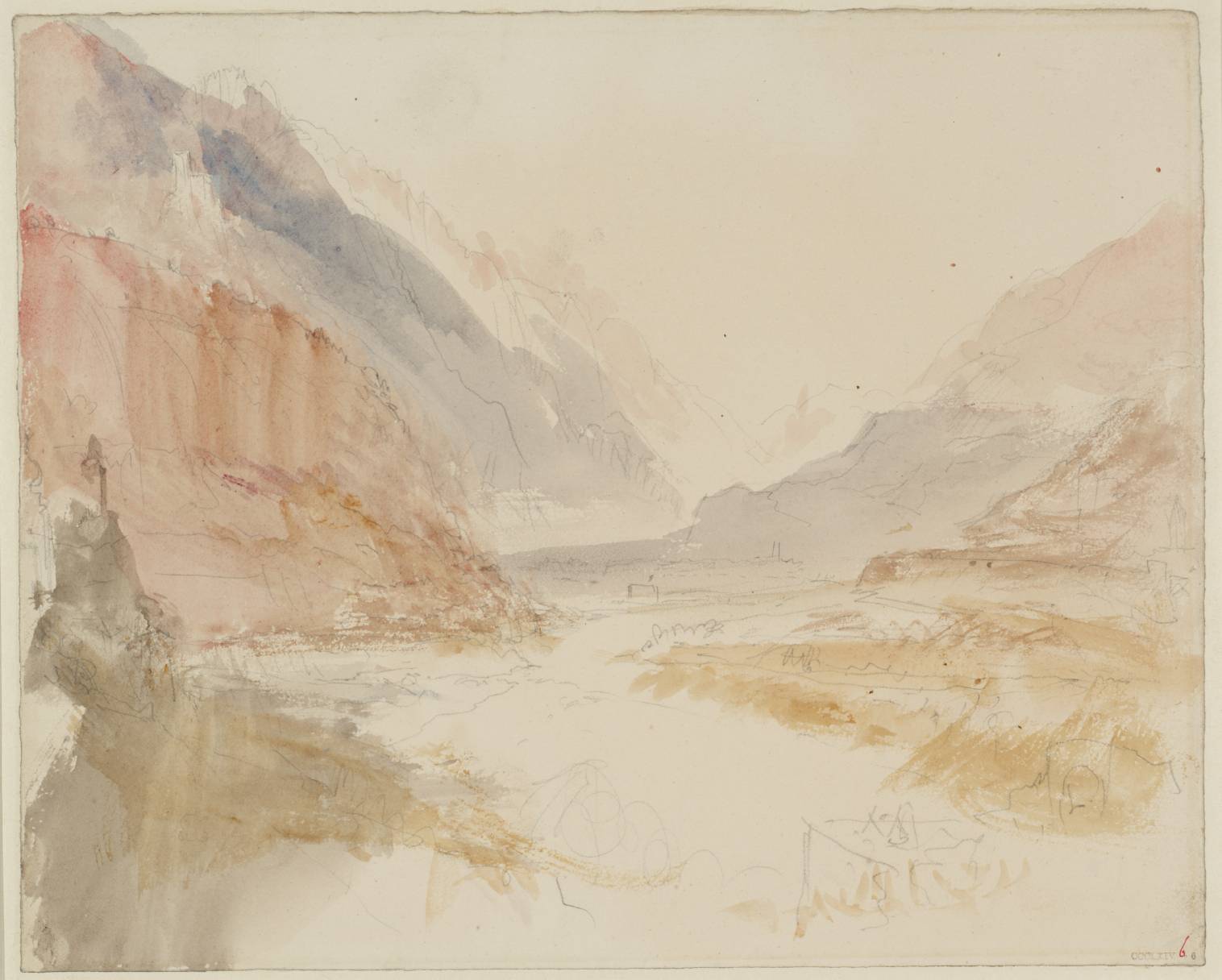 River, between Mountains