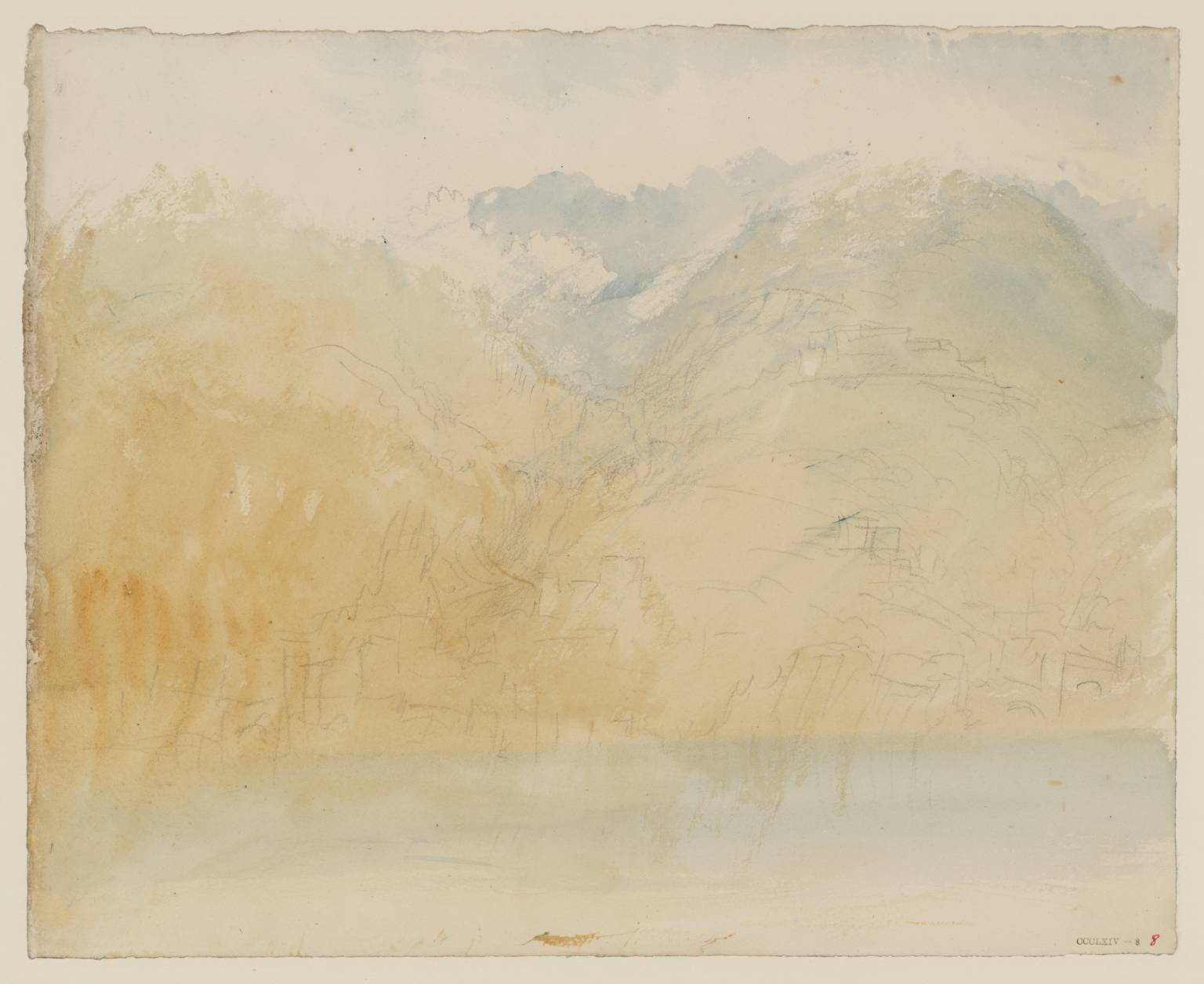 Mountains beside Lake