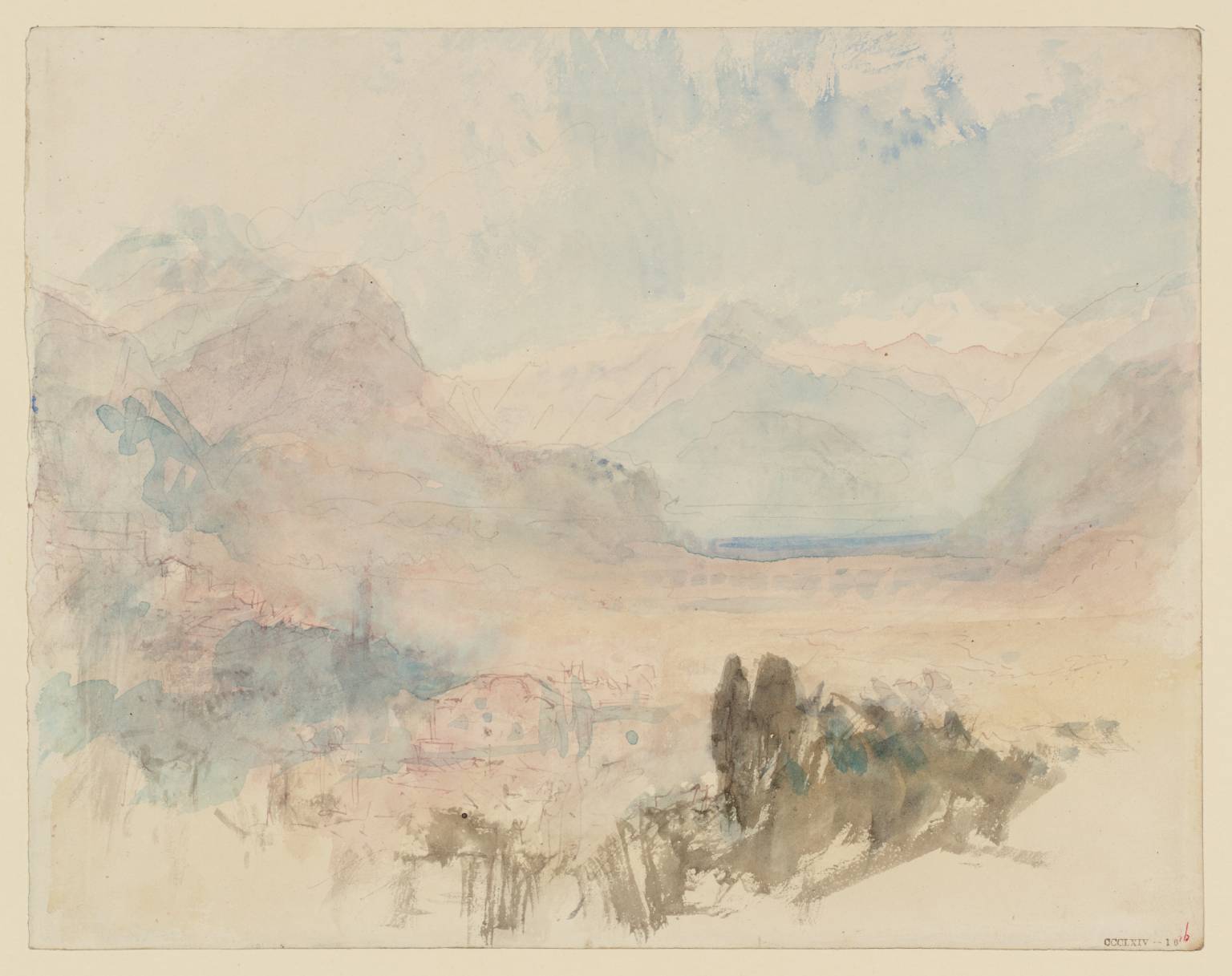 Valley, with Mountains