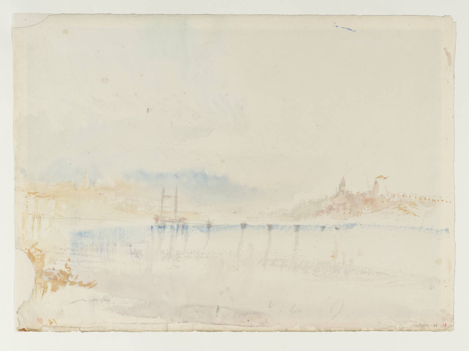 Lake, with Castle, Etc.