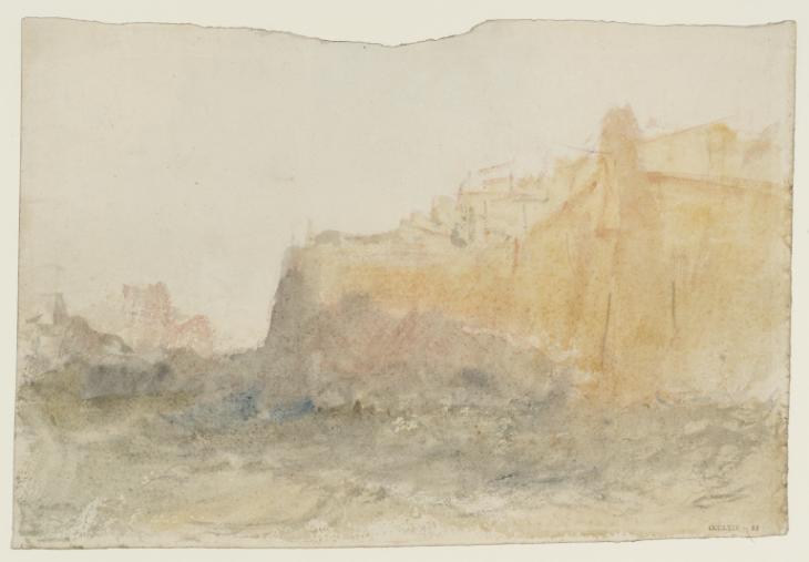 Joseph Mallord William Turner, ‘Waterside Buildings, ?South of France or Italy’ c.1830
