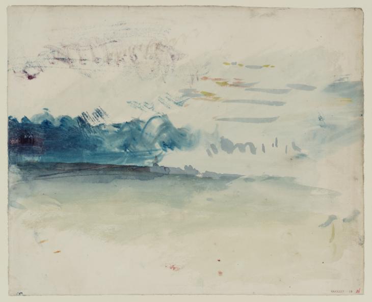 Joseph Mallord William Turner, ‘Storm Clouds, Perhaps above a Beach’ c.1840-5