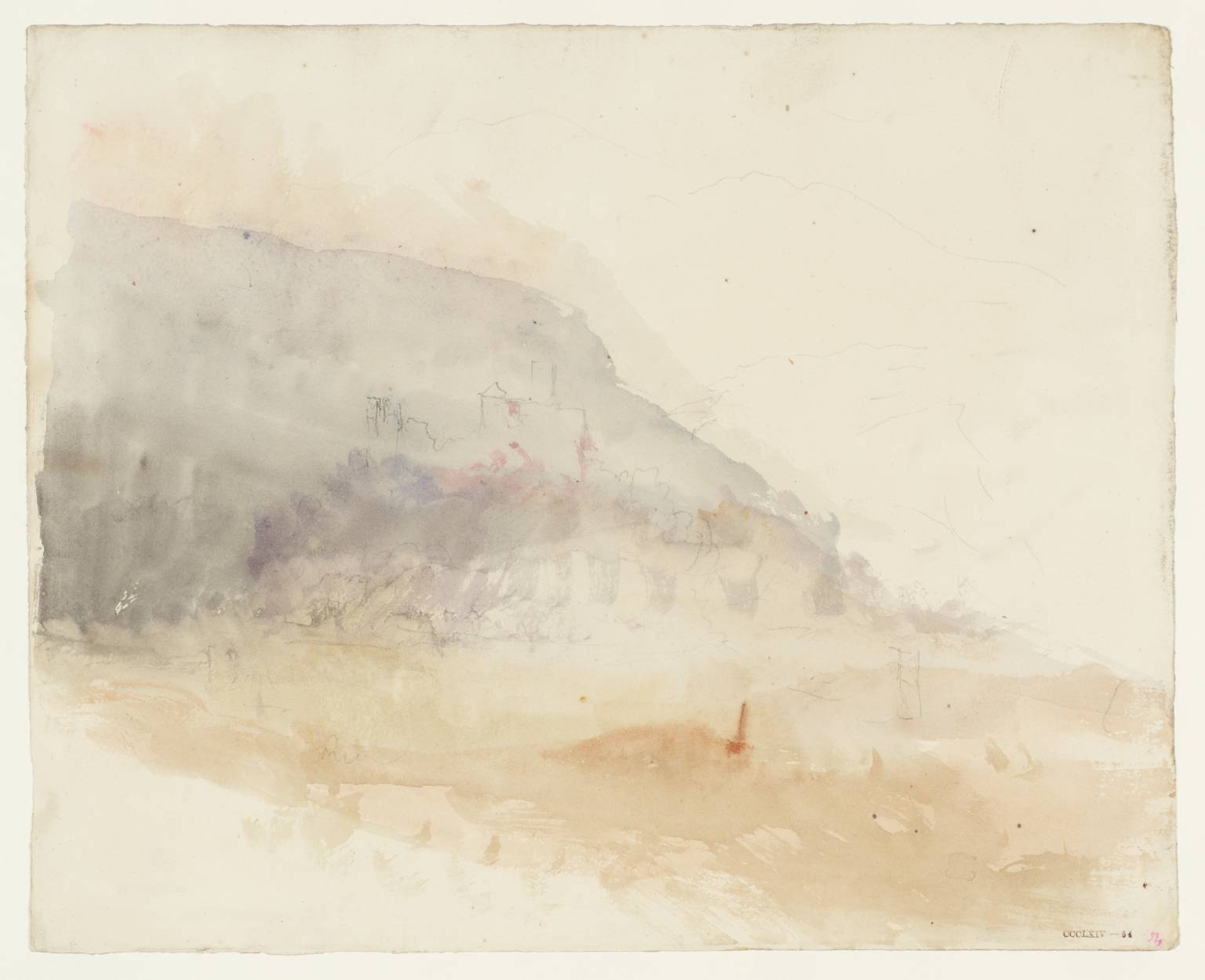 Valley, with Castle on Rock