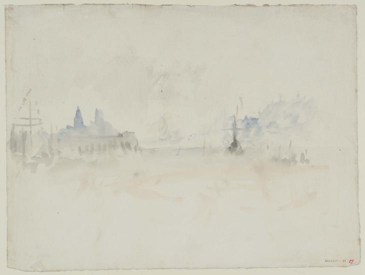 Joseph Mallord William Turner, ‘The Arrival of Louis-Philippe: ?The 'Gomer' near the Mouth of Portsmouth Harbour’ 1844
