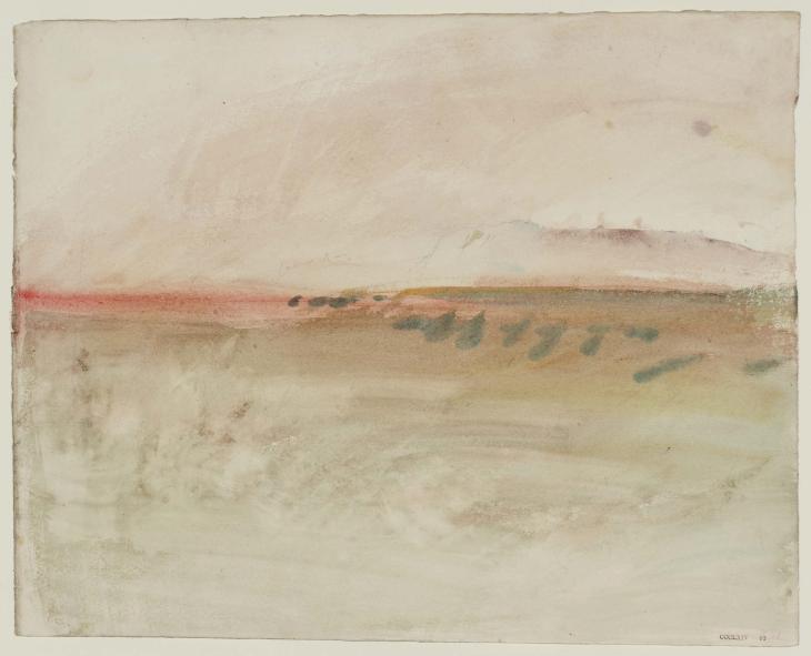 Joseph Mallord William Turner, ‘Coastal Terrain’ c.1845